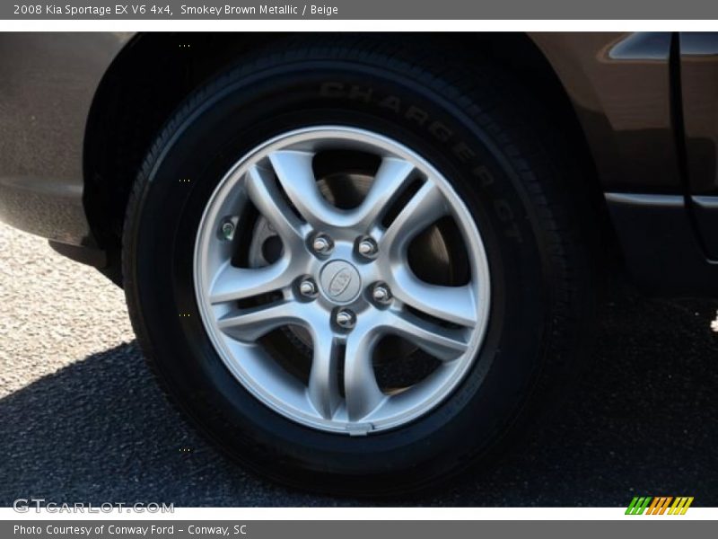 Smokey Brown Metallic / Beige 2008 Kia Sportage EX V6 4x4