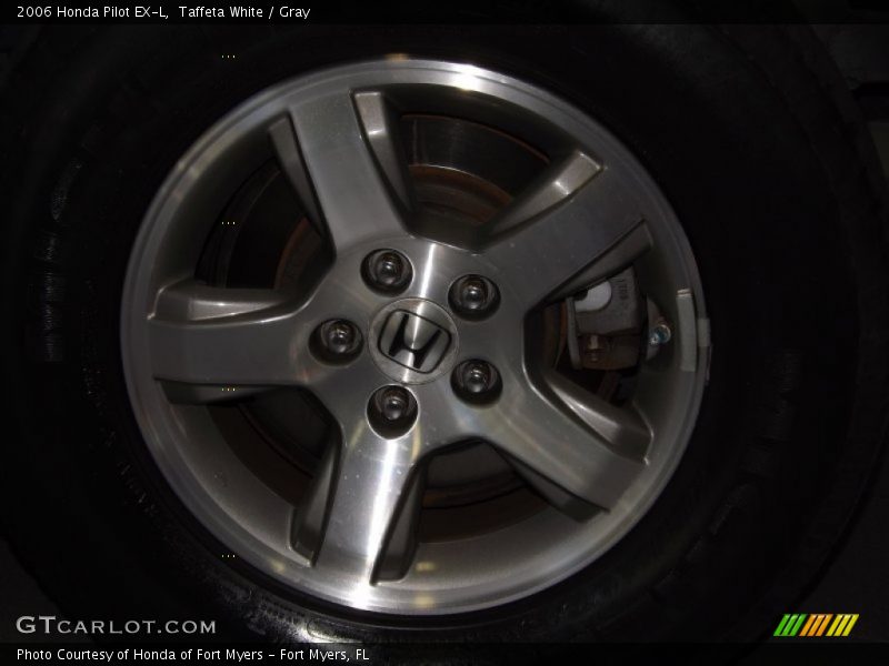 Taffeta White / Gray 2006 Honda Pilot EX-L