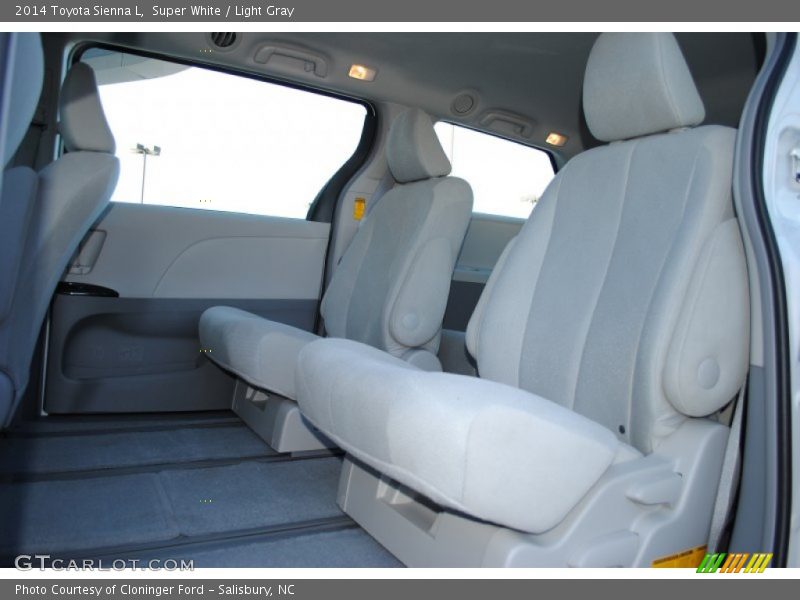 Rear Seat of 2014 Sienna L