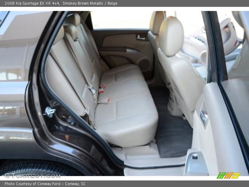 Smokey Brown Metallic / Beige 2008 Kia Sportage EX V6 4x4
