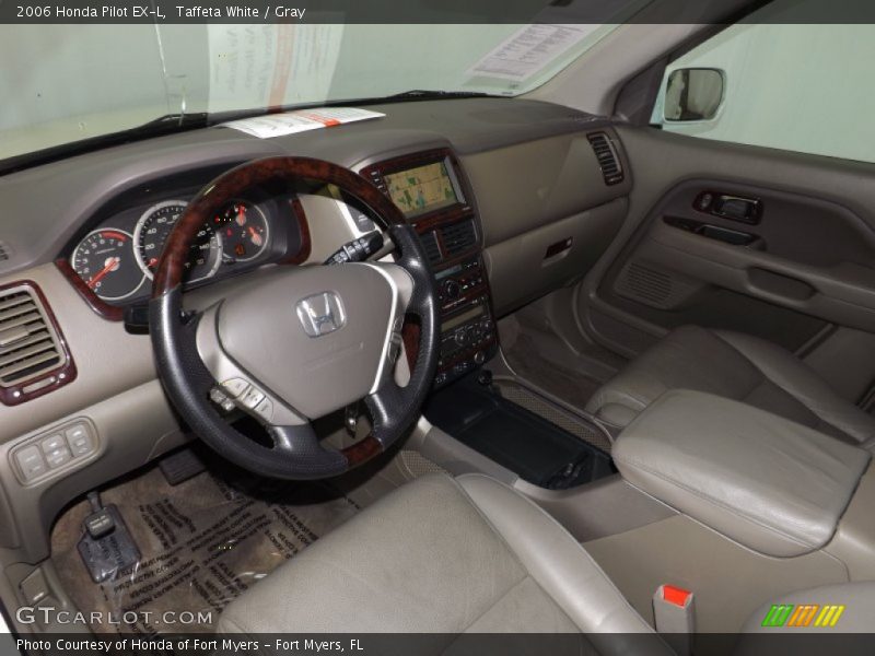 Taffeta White / Gray 2006 Honda Pilot EX-L