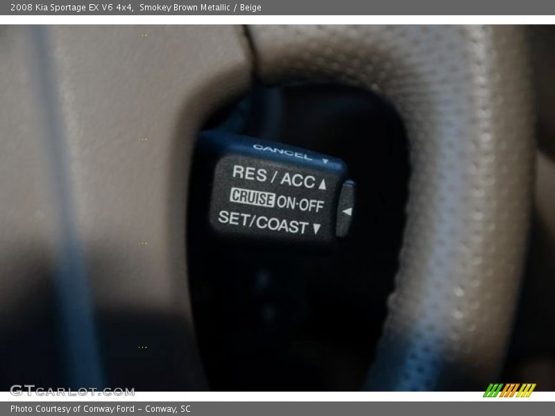 Smokey Brown Metallic / Beige 2008 Kia Sportage EX V6 4x4