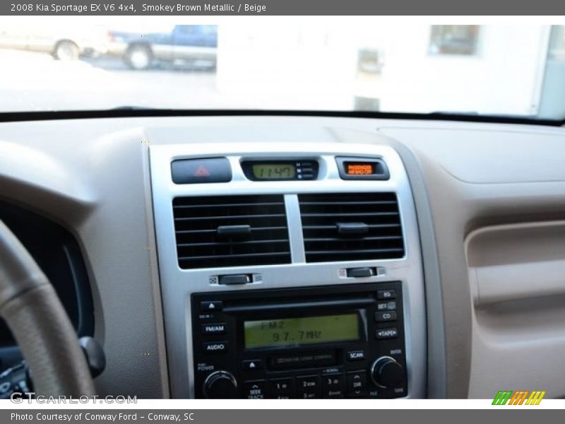 Smokey Brown Metallic / Beige 2008 Kia Sportage EX V6 4x4