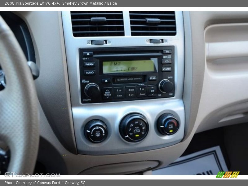 Smokey Brown Metallic / Beige 2008 Kia Sportage EX V6 4x4