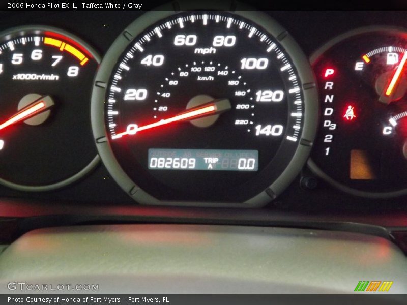 Taffeta White / Gray 2006 Honda Pilot EX-L