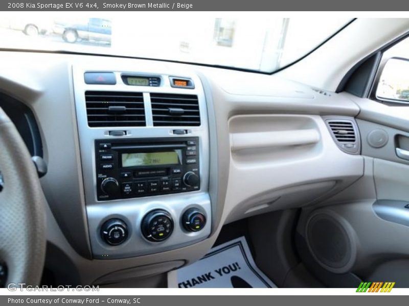 Smokey Brown Metallic / Beige 2008 Kia Sportage EX V6 4x4
