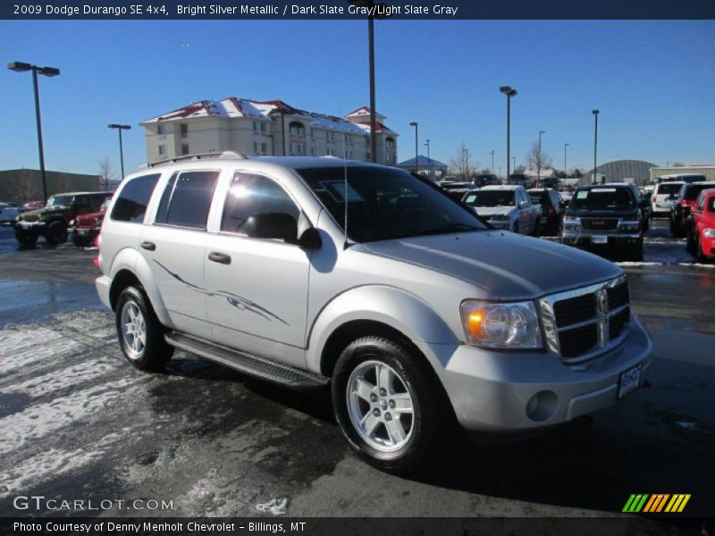 Bright Silver Metallic / Dark Slate Gray/Light Slate Gray 2009 Dodge Durango SE 4x4