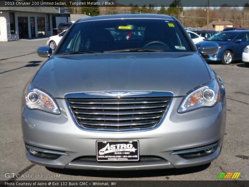 Tungsten Metallic / Black 2013 Chrysler 200 Limited Sedan