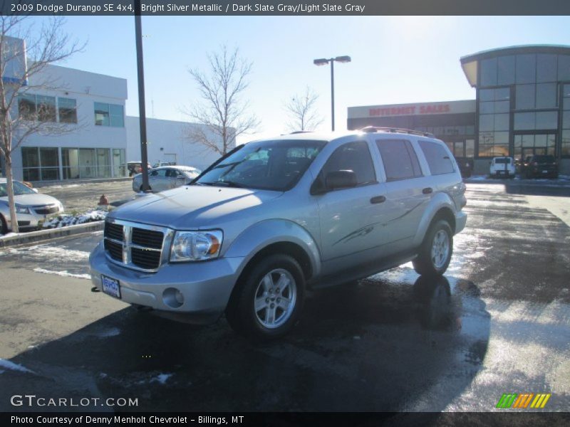 Bright Silver Metallic / Dark Slate Gray/Light Slate Gray 2009 Dodge Durango SE 4x4
