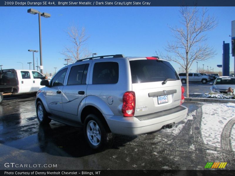 Bright Silver Metallic / Dark Slate Gray/Light Slate Gray 2009 Dodge Durango SE 4x4