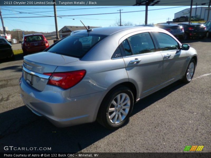 Tungsten Metallic / Black 2013 Chrysler 200 Limited Sedan