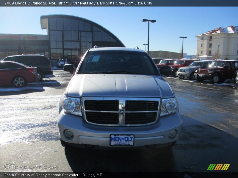 Bright Silver Metallic / Dark Slate Gray/Light Slate Gray 2009 Dodge Durango SE 4x4