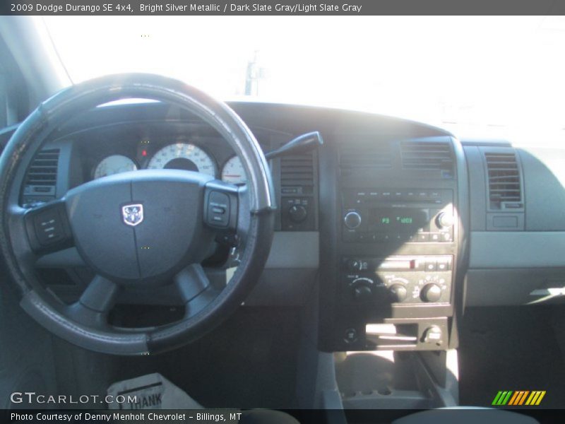 Bright Silver Metallic / Dark Slate Gray/Light Slate Gray 2009 Dodge Durango SE 4x4