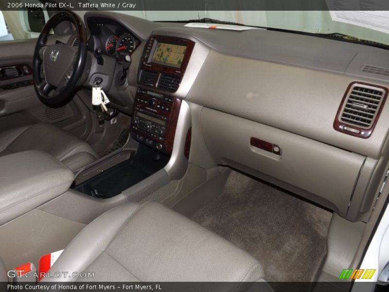Taffeta White / Gray 2006 Honda Pilot EX-L