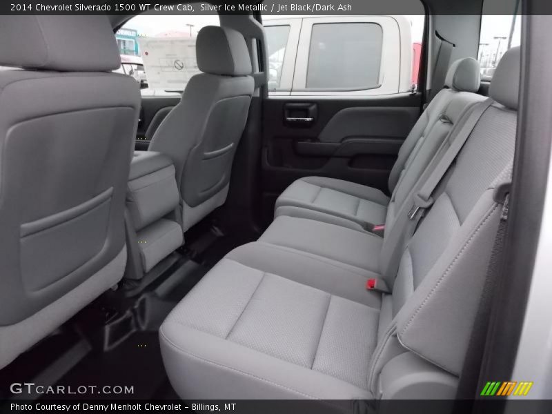 Silver Ice Metallic / Jet Black/Dark Ash 2014 Chevrolet Silverado 1500 WT Crew Cab