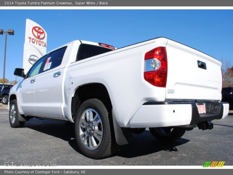 Super White / Black 2014 Toyota Tundra Platinum Crewmax