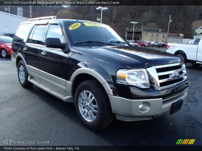 Tuxedo Black / Charcoal Black/Camel 2010 Ford Expedition Eddie Bauer 4x4