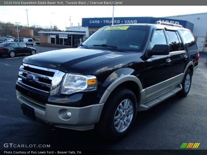 Tuxedo Black / Charcoal Black/Camel 2010 Ford Expedition Eddie Bauer 4x4