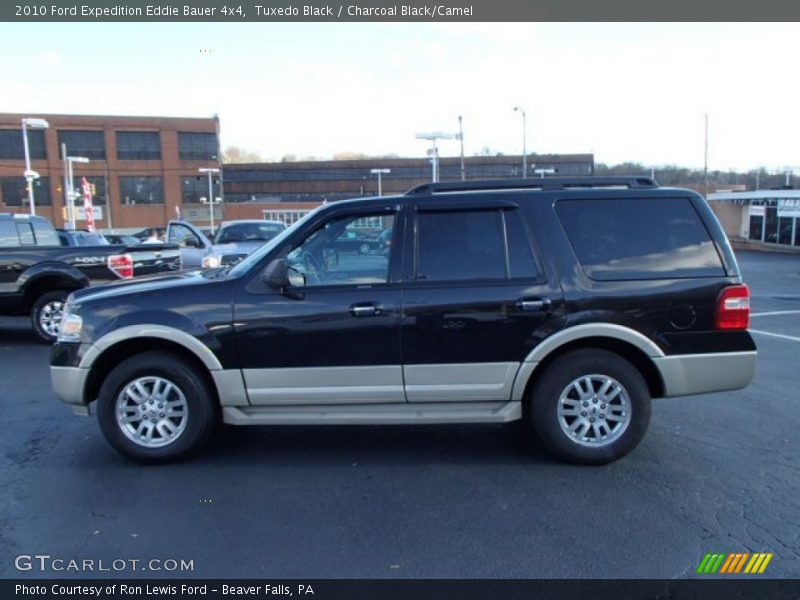 Tuxedo Black / Charcoal Black/Camel 2010 Ford Expedition Eddie Bauer 4x4