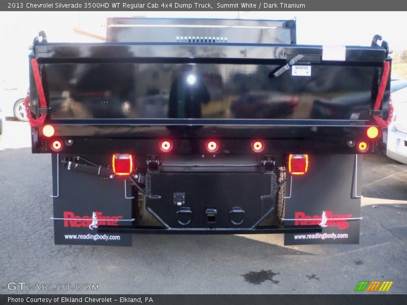 Summit White / Dark Titanium 2013 Chevrolet Silverado 3500HD WT Regular Cab 4x4 Dump Truck