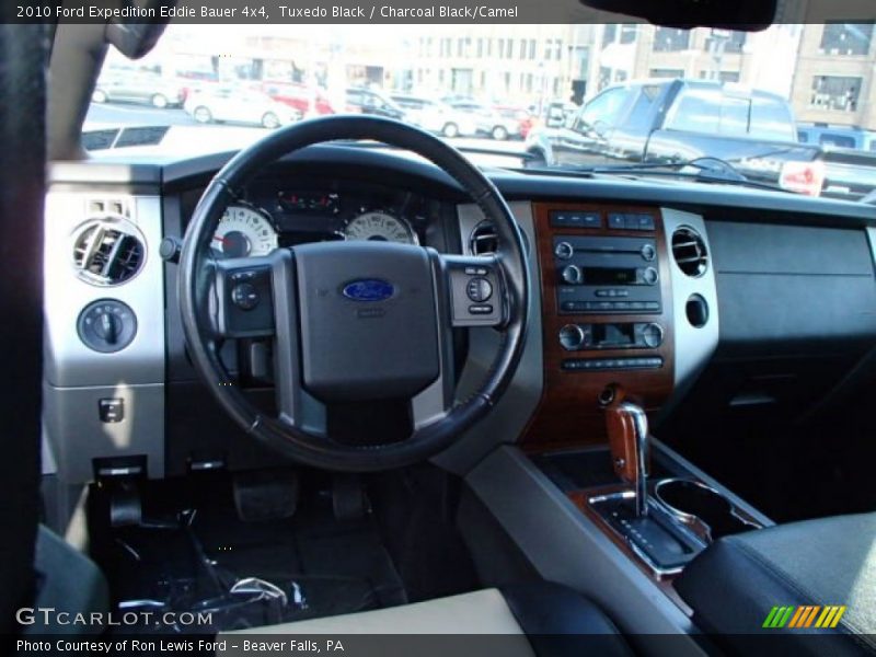 Tuxedo Black / Charcoal Black/Camel 2010 Ford Expedition Eddie Bauer 4x4