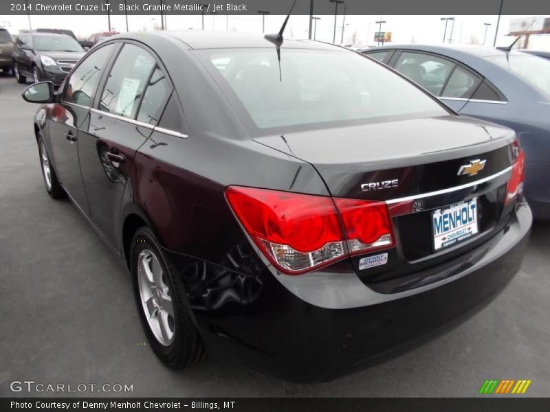 Black Granite Metallic / Jet Black 2014 Chevrolet Cruze LT