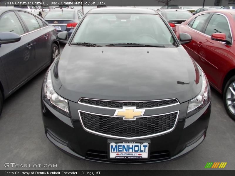 Black Granite Metallic / Jet Black 2014 Chevrolet Cruze LT