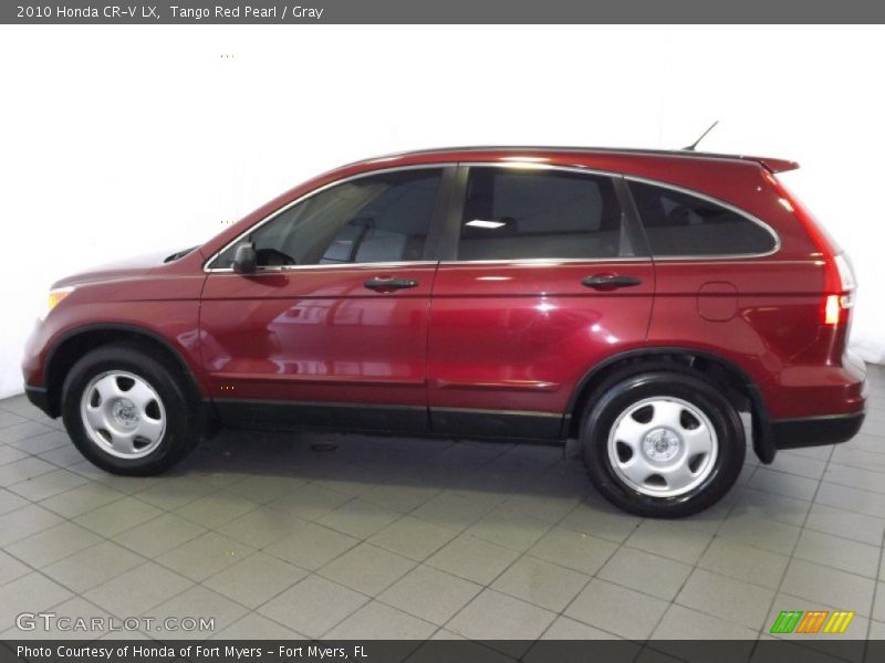 Tango Red Pearl / Gray 2010 Honda CR-V LX