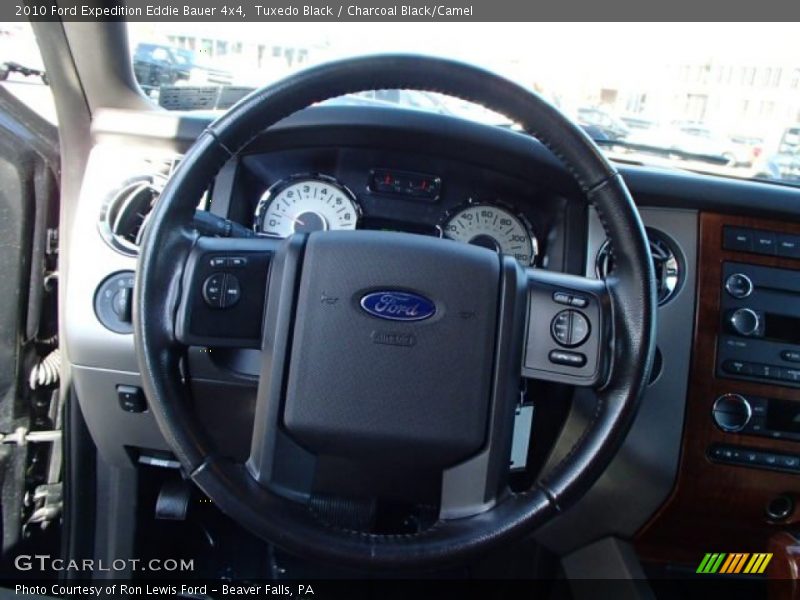 Tuxedo Black / Charcoal Black/Camel 2010 Ford Expedition Eddie Bauer 4x4