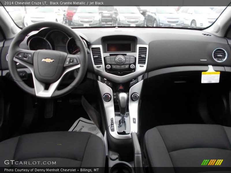 Black Granite Metallic / Jet Black 2014 Chevrolet Cruze LT