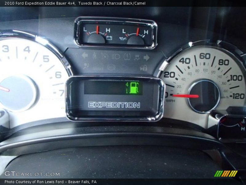 Tuxedo Black / Charcoal Black/Camel 2010 Ford Expedition Eddie Bauer 4x4