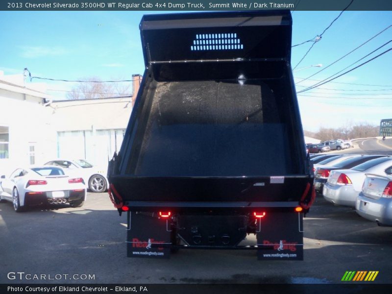 Summit White / Dark Titanium 2013 Chevrolet Silverado 3500HD WT Regular Cab 4x4 Dump Truck
