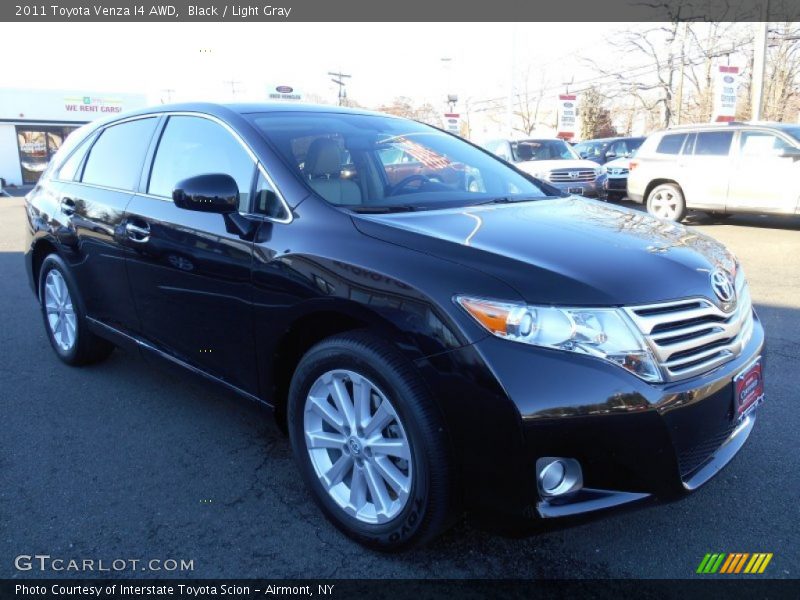 Black / Light Gray 2011 Toyota Venza I4 AWD