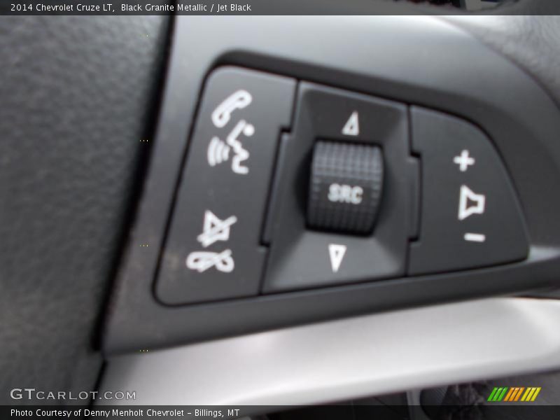 Black Granite Metallic / Jet Black 2014 Chevrolet Cruze LT