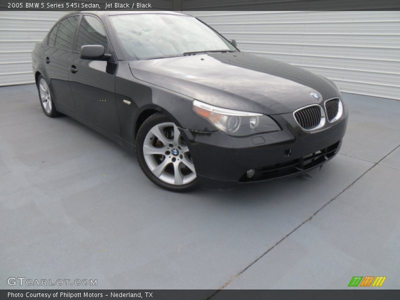 Jet Black / Black 2005 BMW 5 Series 545i Sedan