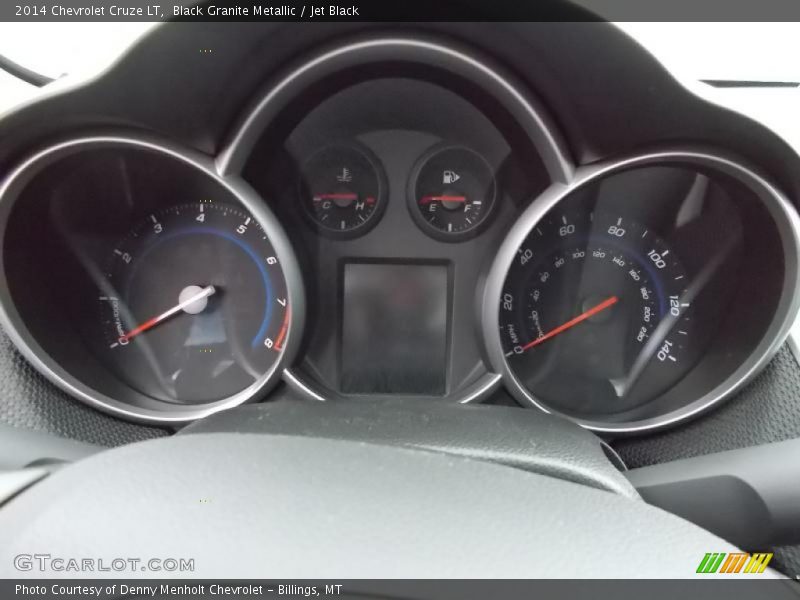 Black Granite Metallic / Jet Black 2014 Chevrolet Cruze LT