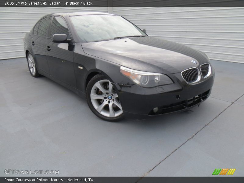 Jet Black / Black 2005 BMW 5 Series 545i Sedan