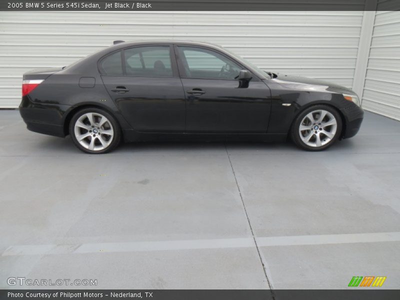 Jet Black / Black 2005 BMW 5 Series 545i Sedan