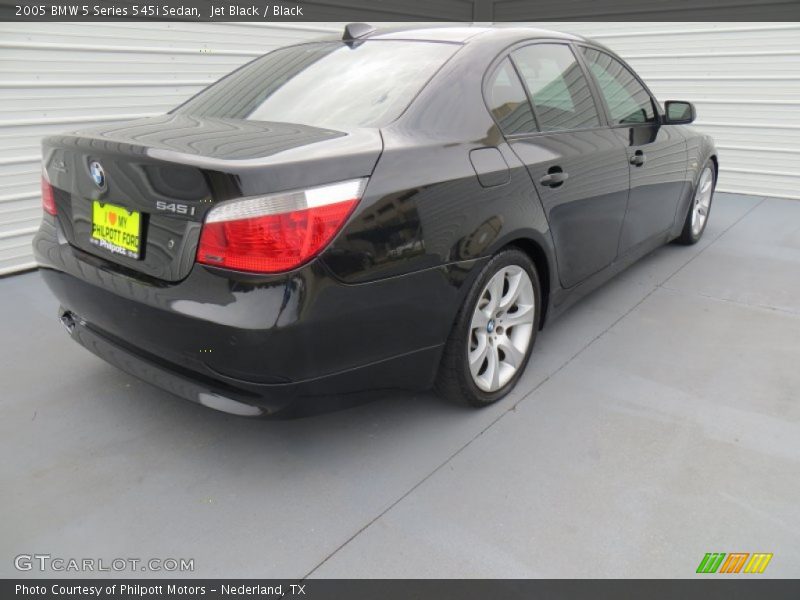 Jet Black / Black 2005 BMW 5 Series 545i Sedan