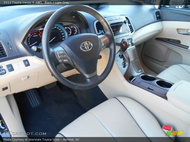 Black / Light Gray 2011 Toyota Venza I4 AWD