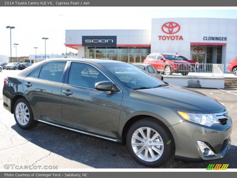 Cypress Pearl / Ash 2014 Toyota Camry XLE V6