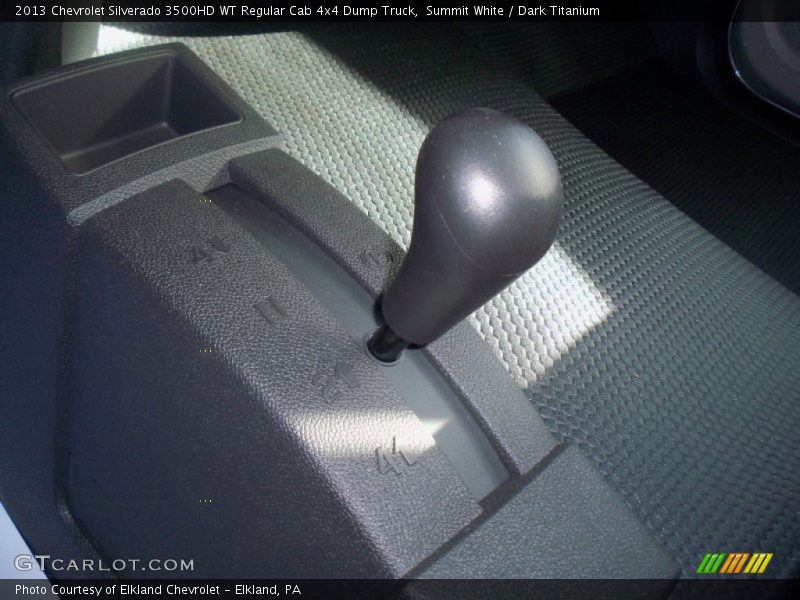 Summit White / Dark Titanium 2013 Chevrolet Silverado 3500HD WT Regular Cab 4x4 Dump Truck