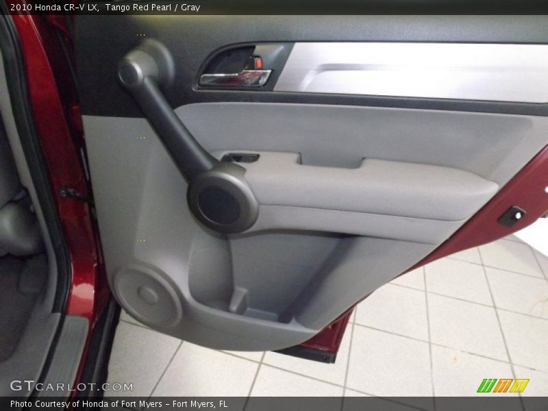 Tango Red Pearl / Gray 2010 Honda CR-V LX