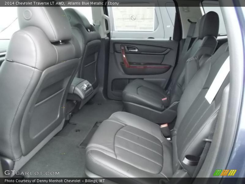Atlantis Blue Metallic / Ebony 2014 Chevrolet Traverse LT AWD