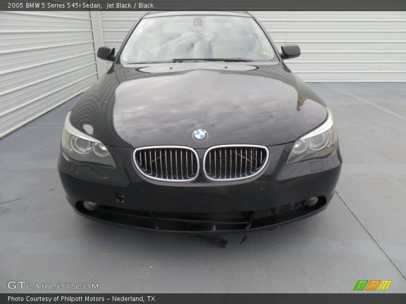 Jet Black / Black 2005 BMW 5 Series 545i Sedan