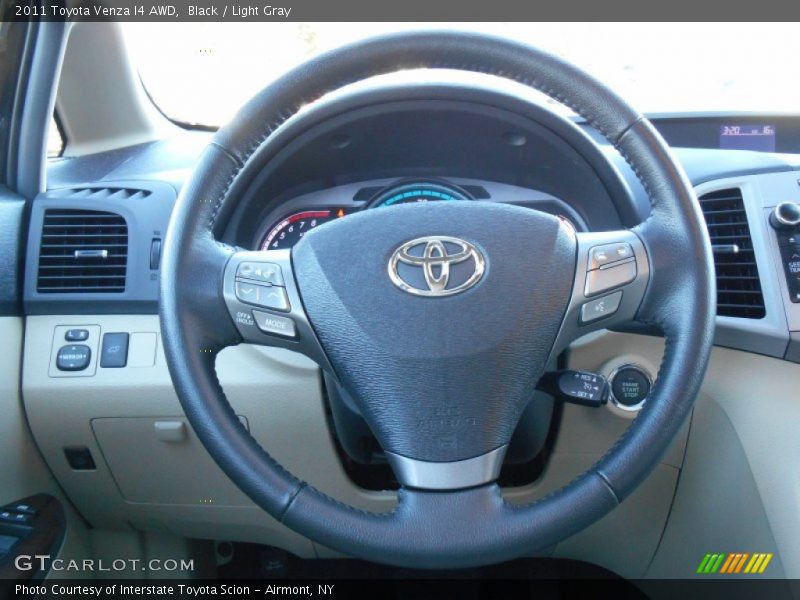 Black / Light Gray 2011 Toyota Venza I4 AWD