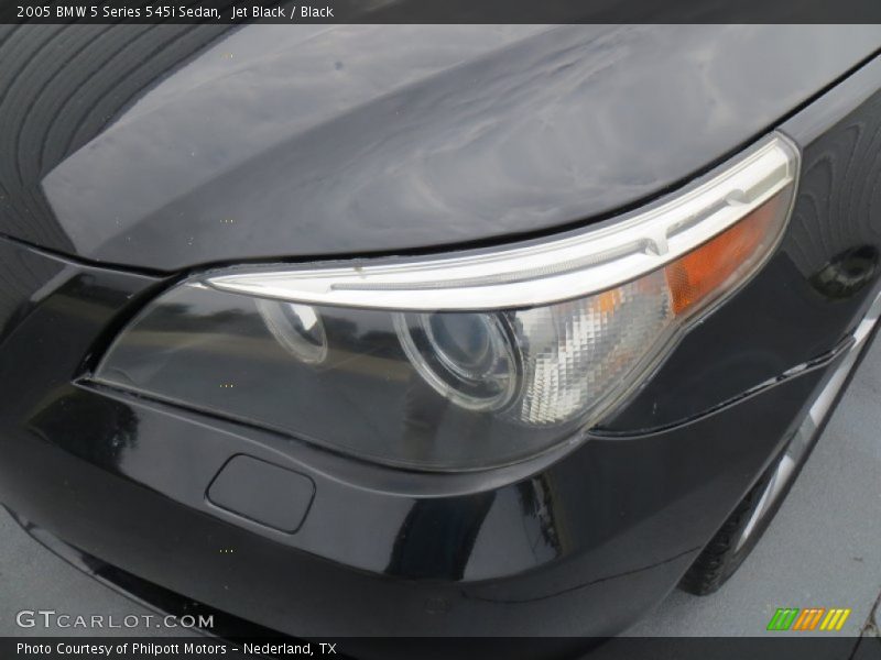 Jet Black / Black 2005 BMW 5 Series 545i Sedan