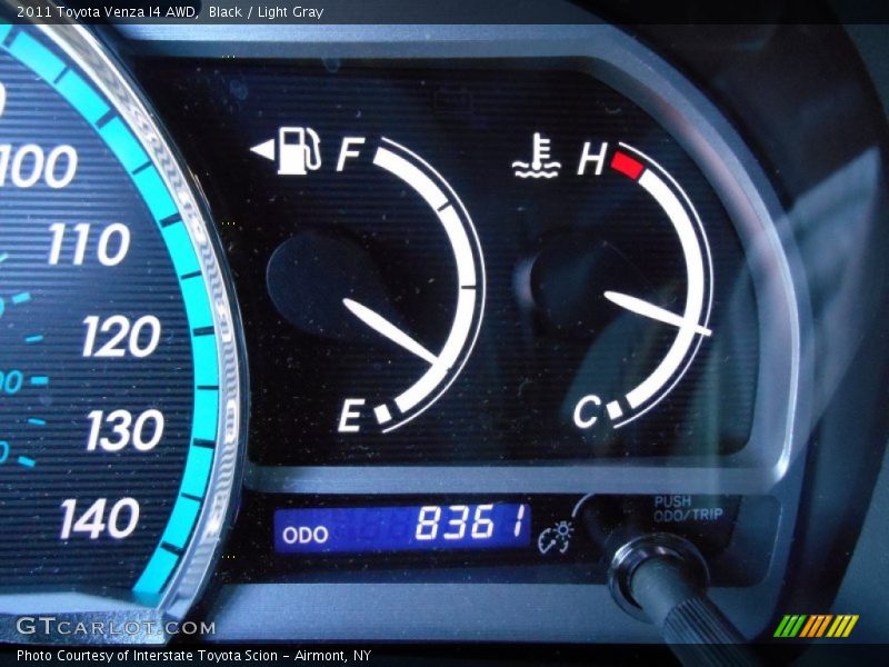 Black / Light Gray 2011 Toyota Venza I4 AWD