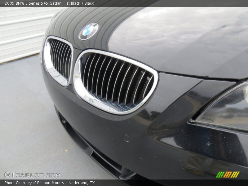 Jet Black / Black 2005 BMW 5 Series 545i Sedan