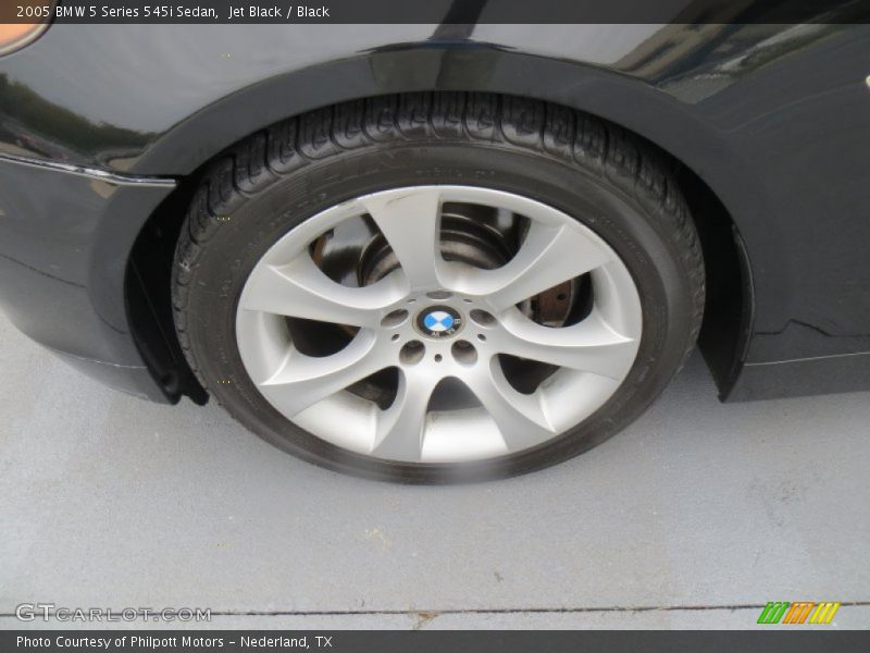 Jet Black / Black 2005 BMW 5 Series 545i Sedan